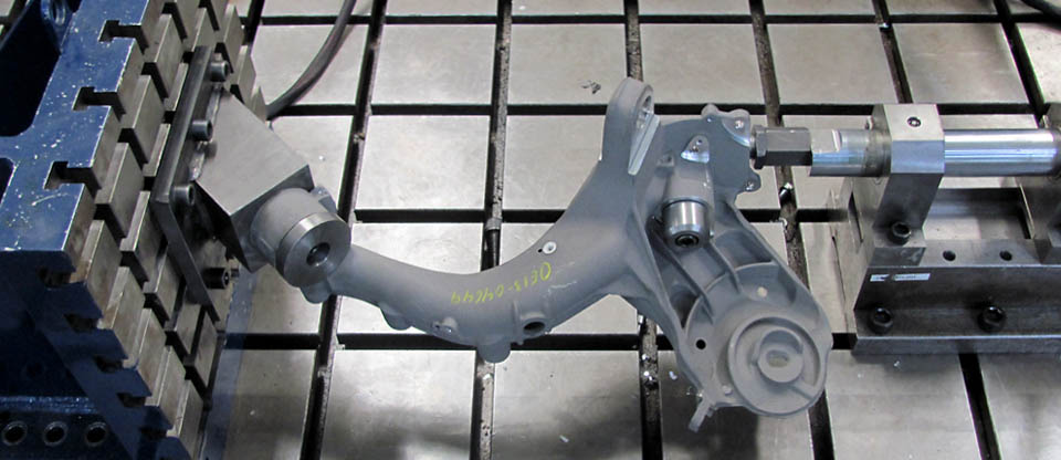 Developing chassis components up to industrialization