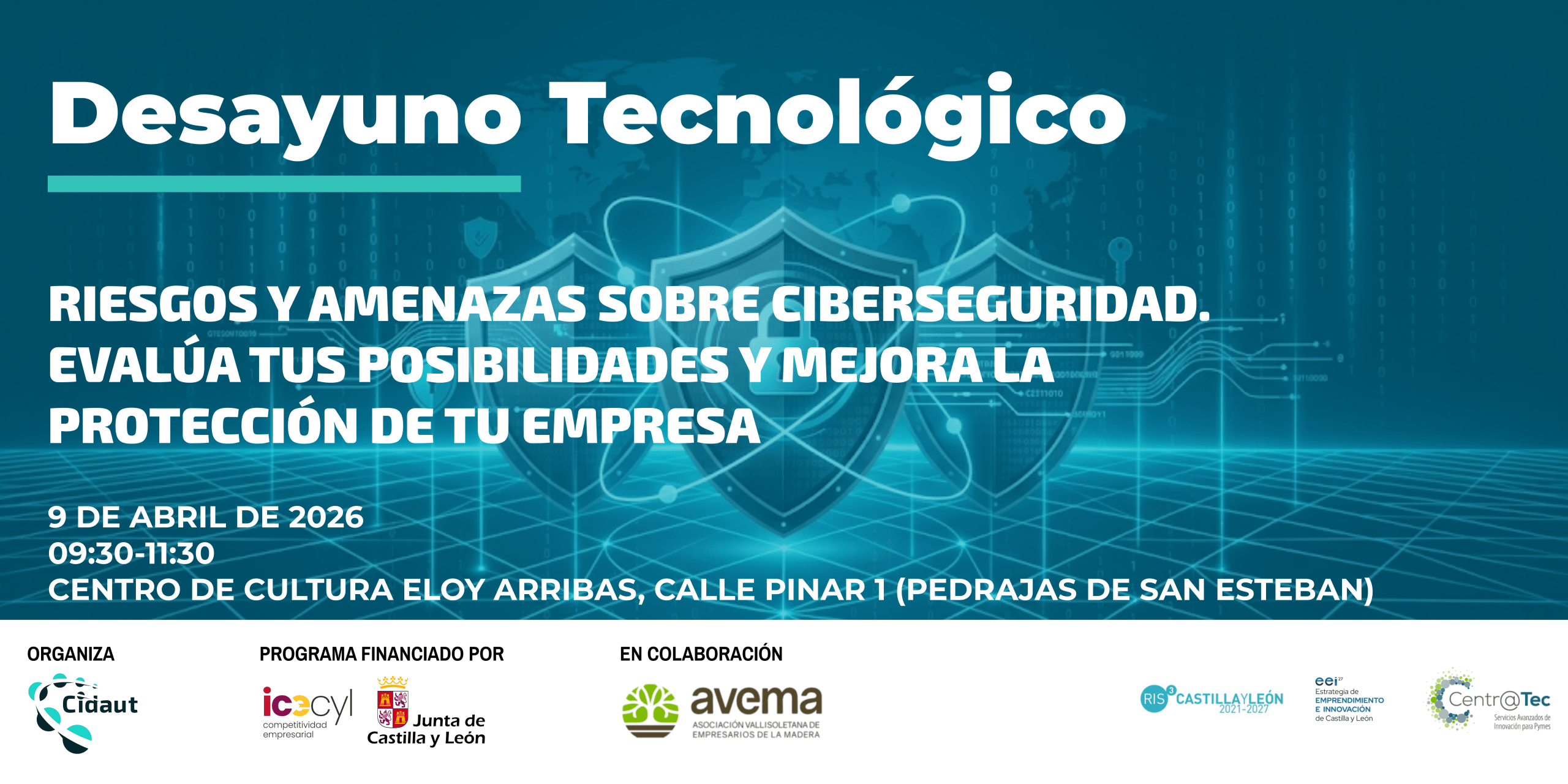 Riesgos y amenazas sobre Ciberseguridad. Evalúa tus posibilidades y mejora la protección de tu empresa.